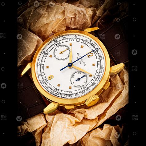 PATEK PHILIPPE. A SUPERB AND VERY RARE 18K GOLD 